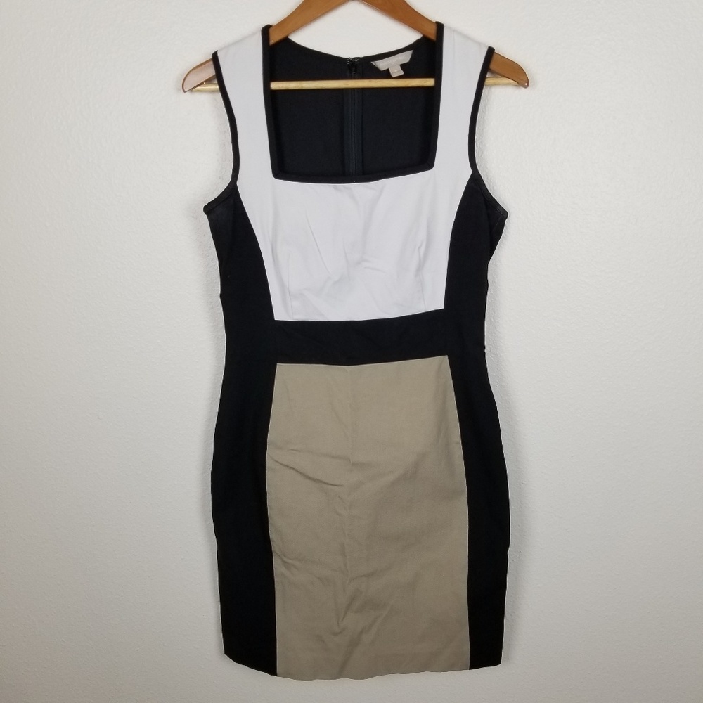 Banana Republic Colorblock Dress Sleeveless 8
